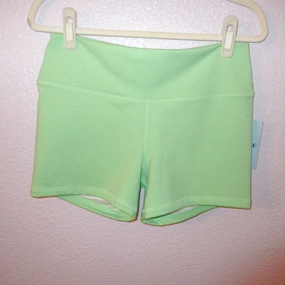 NEW Fleo SUPERBAD 4" Workout SHORTS Size XL GREEN Weightlifting RUNNING Mid Rise - Picture 1 of 7